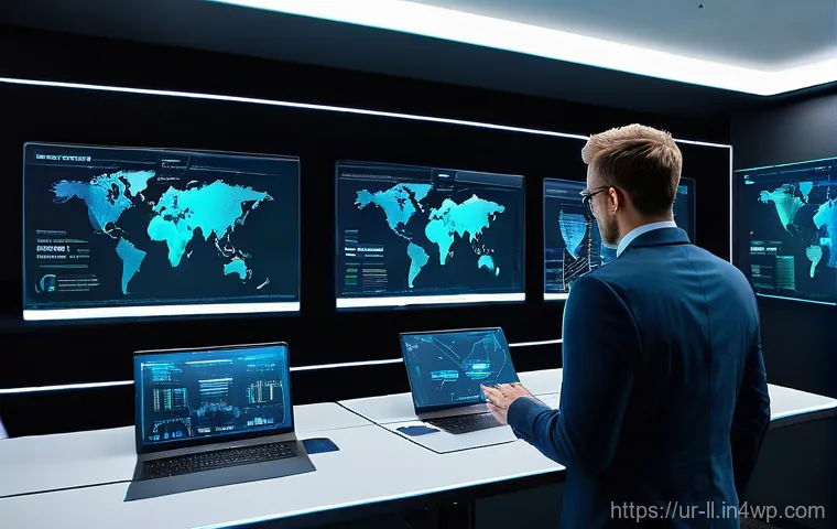 마이크로 프론트엔드의 보안 고려 사항 - Layers of Data Encryption and Guardianship**

*   **Prompt:** A conceptual, abstract illustration of...